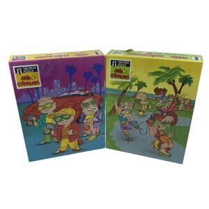 Vtg 90s Alvin and the Chipmunks 100 Pc Rainbow Works Lot of 2 Puzzles Complete